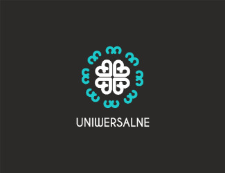 Projekt graficzny logo dla firmy online uniwersalne serce